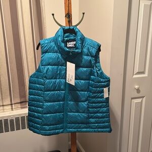 Lands end vest -NWT